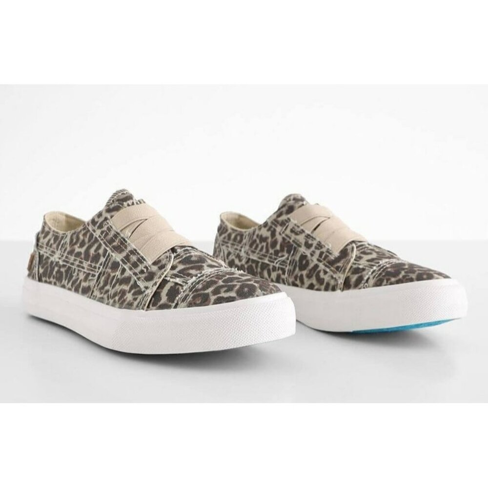 BLOWFISH WOMENS MARLEY SLIP ON SNEAKER - LEOPARD Size 7